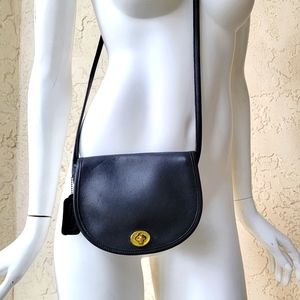 Vintage Coach Mini saddle crossbody